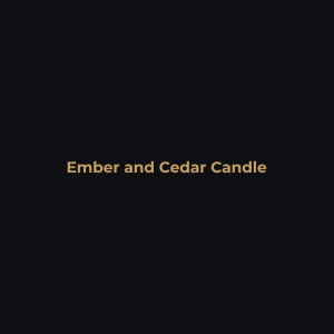 Ember & Cedar Candle
