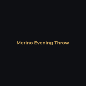 Merino Evening Throw